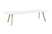 Billede af HAY CPH 30 Table 300x120x74 cm - Lacquered Solid Oak/White Laminate