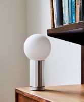Billede af HAY Turn On Table Lamp Ø: 10 cm - Aluminium