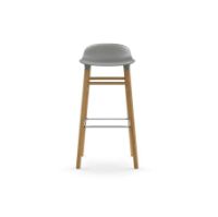 Billede af Normann Copenhagen Form Barstol SH: 75cm - Grå/Eg