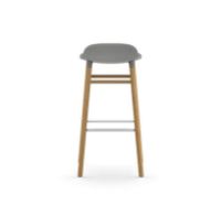 Billede af Normann Copenhagen Form Barstol SH: 75cm - Grå/Eg