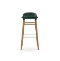 Billede af Normann Copenhagen Form Barstol SH: 75cm - Grøn/Eg