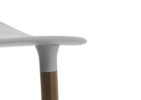 Billede af Normann Copenhagen Form Barstol SH: 75cm - Grå/Valnød
