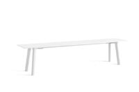 Billede af HAY CPH Deux 215 Bench 200x35x45 cm - Pearl White Lacquered Solid Beech/Pearl White Laminate