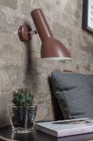 Billede af CPH Lighting Oblique Væglampe H: 21 cm - Krom/Teglrød