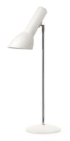 Billede af CPH Lighting Oblique Bordlampe H: 58 cm - Krom/Blank Hvid