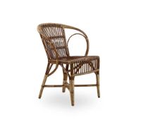 Billede af Sika-Design Robert Spisebordsstol SH: 46 cm - Polished Antique Brown