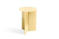 Billede af HAY Slit Table High Table Ø: 35 cm - Light Yellow 