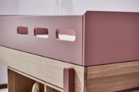 Billede af Flexa Popsicle Halvhøj seng med stige 204,2x108 cm - Cherry