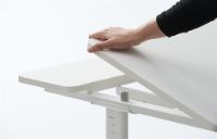 Billede af Flexa EVO split skrivebord 120x70 cm - Hvid