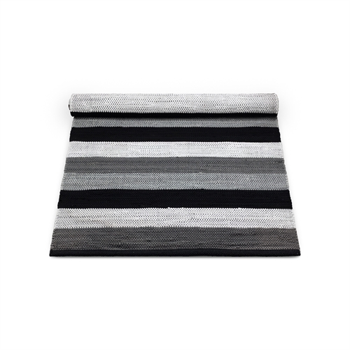 Solid cm - Black/Grey/White Striped - Super flot OUTLETVARE