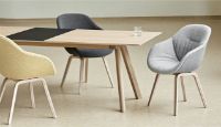 Billede af HAY CPH 30 Extendable Table 200/400x90x74 cm - Lacquered Solid Oak/Lacquered Oak Veneer