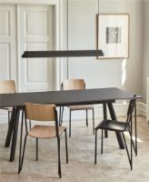 Billede af HAY CPH 30 Extendable Table 200/400x90x74 cm - Black Lacquered Solid Oak/Black Lacquered Oak Veneer