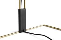 Billede af HAY Matin Table Lamp Small H: 38 cm - White / Brass 