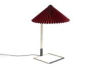 Billede af HAY Matin Table Lamp 380 Large Ø: 38 cm - Oxide Red / Brass 