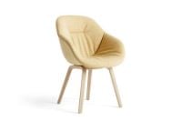 Billede af HAY AAC123 Soft About a Chair Spisebordsstol Polstret SH: 47,5 cm - Lacquered Oak Veneer/Hallingdal 407 OUTLET