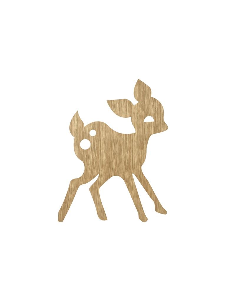 Billede af Ferm Living My Deer Lamp H: 38,5 cm - Oiled Oak
