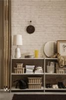 Billede af Ferm Living Hebe Lampebase Medium H: 43 cm - Råhvid UDSTILLINGSMODEL