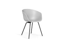 Billede af HAY AAC 26 About A Chair SH: 46 cm - Black Powder Coated Steel/Grey OUTLET