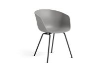 Billede af HAY AAC 26 About A Chair SH: 46 cm - Black Powder Coated Steel/Concrete Grey