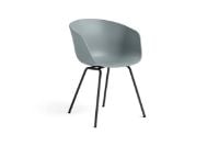 Billede af HAY AAC 26 About A Chair SH: 46 cm - Black Powder Coated Steel/Dusty Blue