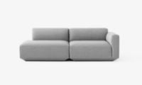 Billede af &Tradition Develius 2 Pers. Sofa L: 220 cm - Ruskin Zirconium