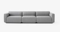 Billede af &Tradition Develius 3 Pers. Sofa L: 309 cm - Ruskin Zirconium