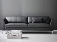 Billede af Mogens Hansen MH 272 2 1/2 pers Sofa L: 192 cm - Premium Læder / Sort