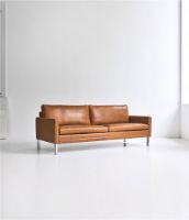 Billede af Mogens Hansen MH 376 2 1/2 Pers Sofa L: 180 cm - Premium Læder / Cognac