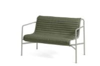 Billede af HAY Palissade Dining Bench Quilted Cushion 107,5x104,5 cm  - Olive 