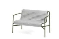 Billede af HAY Palissade Dining Bench Quilted Cushion 107,5x104,5 cm - Sky Grey