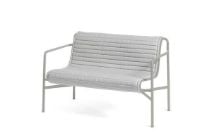 Billede af HAY Palissade Dining Bench Quilted Cushion 107,5x104,5 cm - Sky Grey