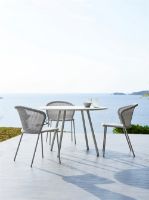 Billede af Cane-line Outdoor Area Spisebord Ø: 110 cm - White