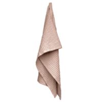 Billede af The Organic Company Big Waffle Medium Towel 50x150 cm - Pale Rose OUTLET