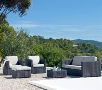 Billede af Cane-line Outdoor Chester 3-pers. loungesofa - Graphite 