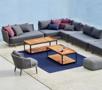 Billede af Cane-line Outdoor Moments 2-pers sofa højre modul - Grey