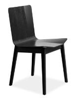 Billede af Skovby SM807 Spisebordsstol H: 82 cm - Sortlakeret Eg