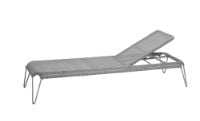 Billede af Cane-line Outdoor Breeze Solvogn Stabelbar SH: 36 cm - Light Grey