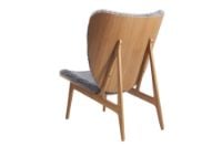 Billede af NORR11 Elephant Lounge Chair Sheepskin SH: 38 cm - Natural Oak/Graphite