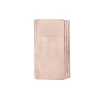 Billede af The Organic Company Everyday Napkin 4 Stk 20x20 cm - Pale Rose OUTLET