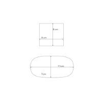 Billede af The Organic Company Make Up Pads 4 Stk - Natural White OUTLET