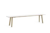 Billede af HAY CPH Deux 215 Bench 200x35x45 cm - Untreated Solid Beech/Pearl White Laminate 