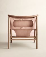 Billede af NORR11 Samurai Chair H: 75 cm - Natur Eg/Sadel Læder Natur