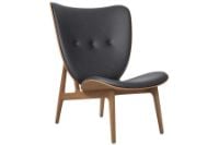 Billede af NORR11 Elephant Lounge Chair Leather SH: 38 cm - Light Smoked Oak/Dunes Anthracite 21003