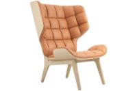 Billede af NORR11 Mammoth Chair Leather SH: 35,5 cm - Natural Oak/Dunes Cognac 21000