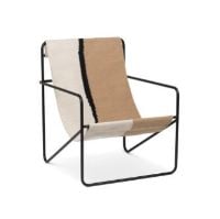 Billede af Ferm Living Desert Lounge Chair 63x77,5 cm - Black/Soil 