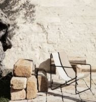 Billede af Ferm Living Desert Lounge Chair 63x77,5 cm - Black/Soil 