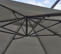 Billede af Cane-line Outdoor Hyde Luxe Hanging Parasol 300x400 cm - Anthracite