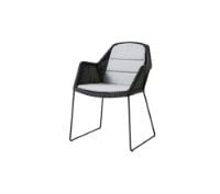 Billede af Cane-line Outdoor Sæde-/Ryghynde til Breeze stol - Light Grey