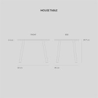 Billede af Nofred Mouse Table H: 44,4cm - Hvid