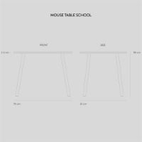 Billede af Nofred Mouse Table School 58x71,6 cm - Hvid